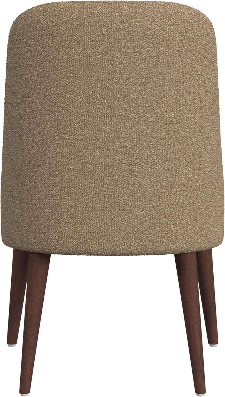 HomePop Home Decor | Upholstered Hemet Gayle Side Dining Chair | Decorative Home Furniture, Brown Boucle (Single Pack)