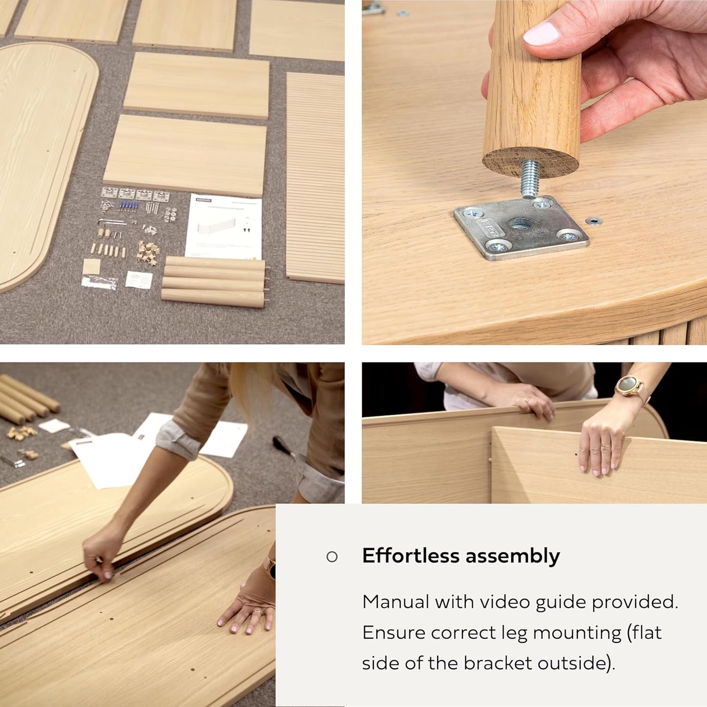 WERMO 71’’ Black Sideboard Cabinet with Doors and Shelves - Black Cabinet for Living Room, Bedroom, Entryway and Office Credenza. Kitchen Buffet, Modern Media Console Table with Storage (Black Oak)