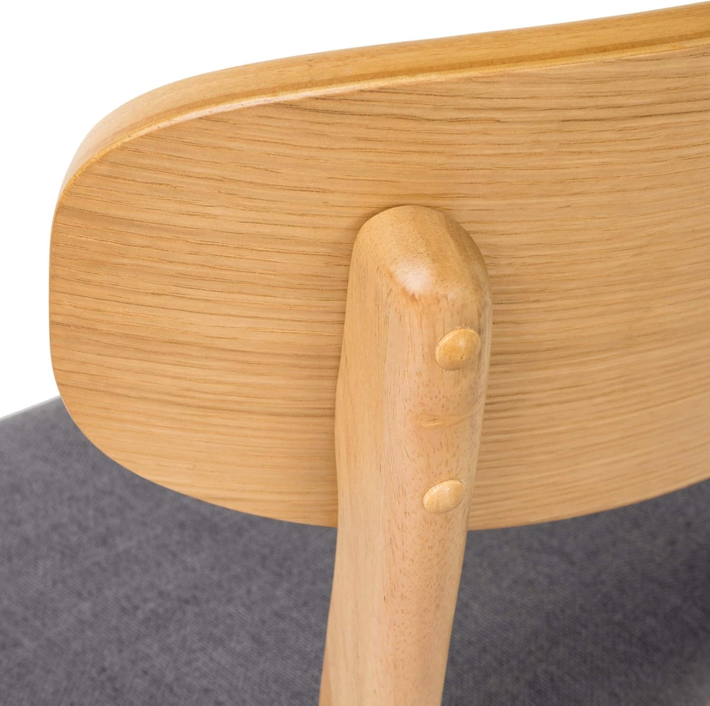 Christopher Knight Home Anthony Mid-Century Modern 7 Piece Dining Set, Dark Gray and Natural Oak