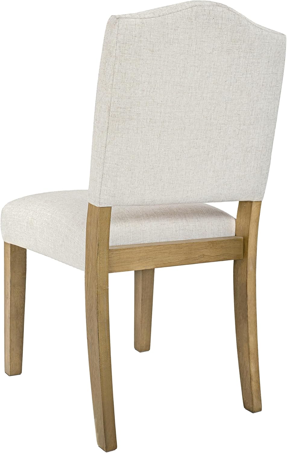 HomePop Open Back Upholstered Dining Chair - Cream Textured Woven (Single Pack)