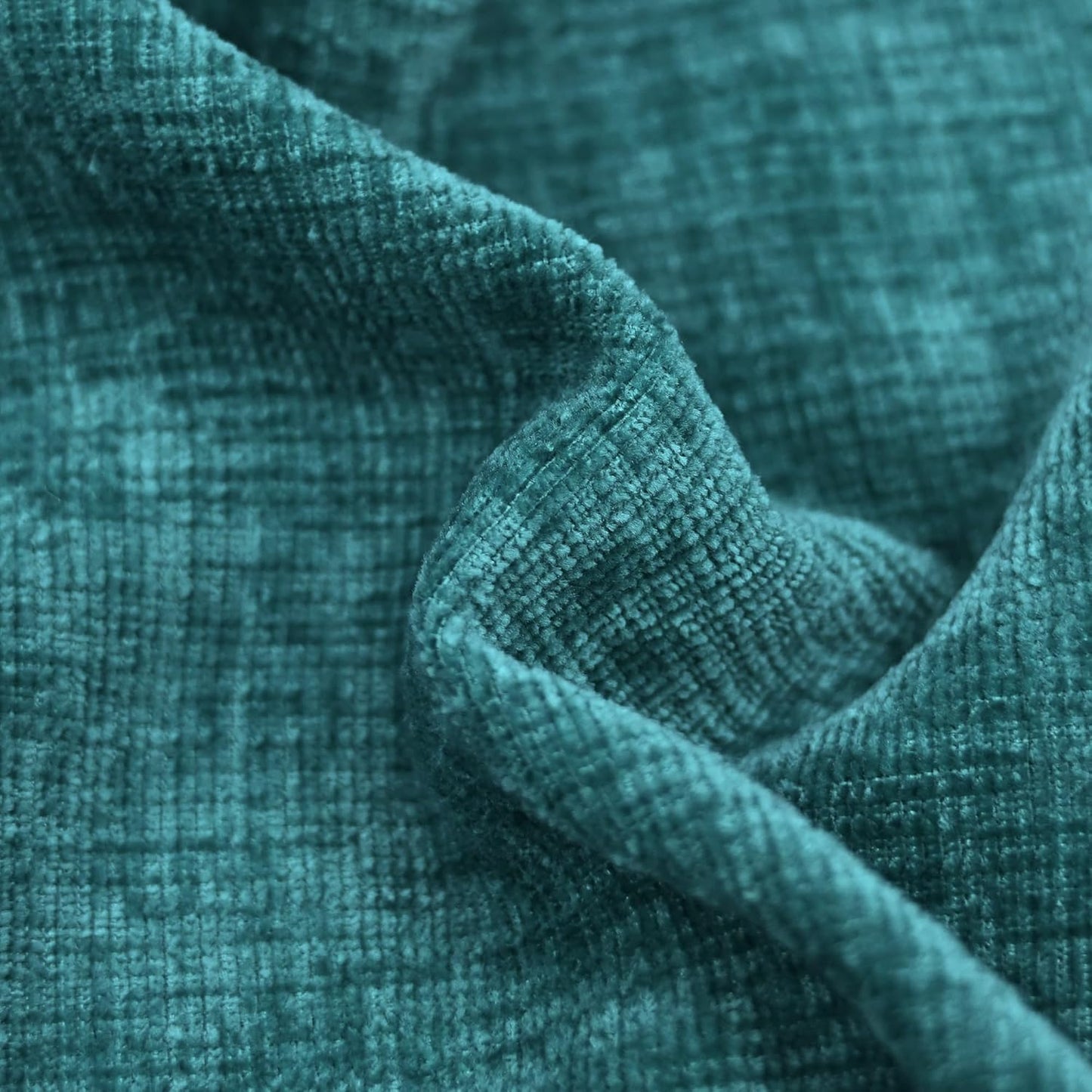 CaliTime Throw Pillow Covers Decorative 12 X 20 Inches Pack of 2 Cozy Chenille Cushion Cases for Couch Sofa Bed Living Room Home Teal