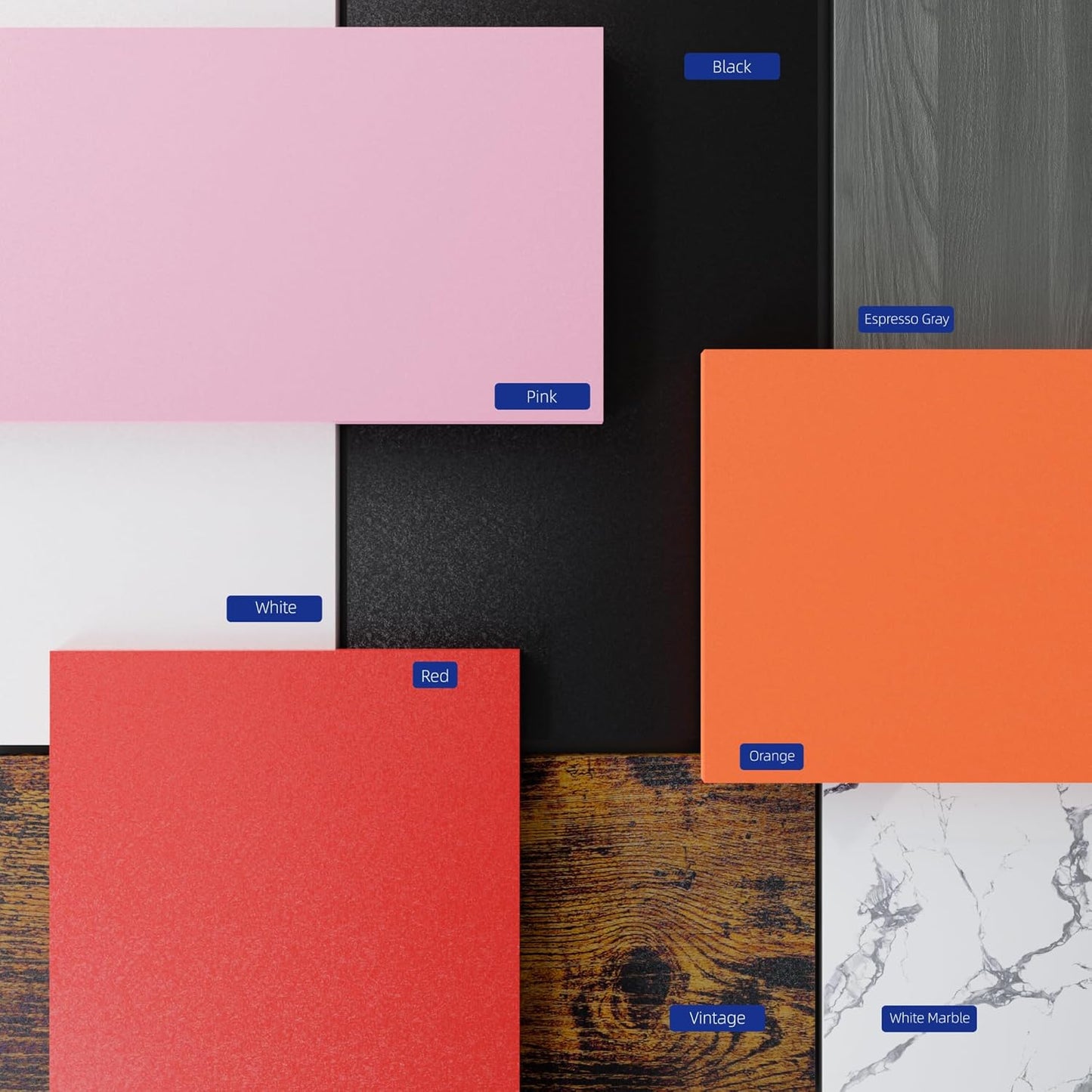 Pamray 32 Inch Small Computer Desk with 2 Drawers for Bedroom Study Writing Home Office Table for Small Spaces Red