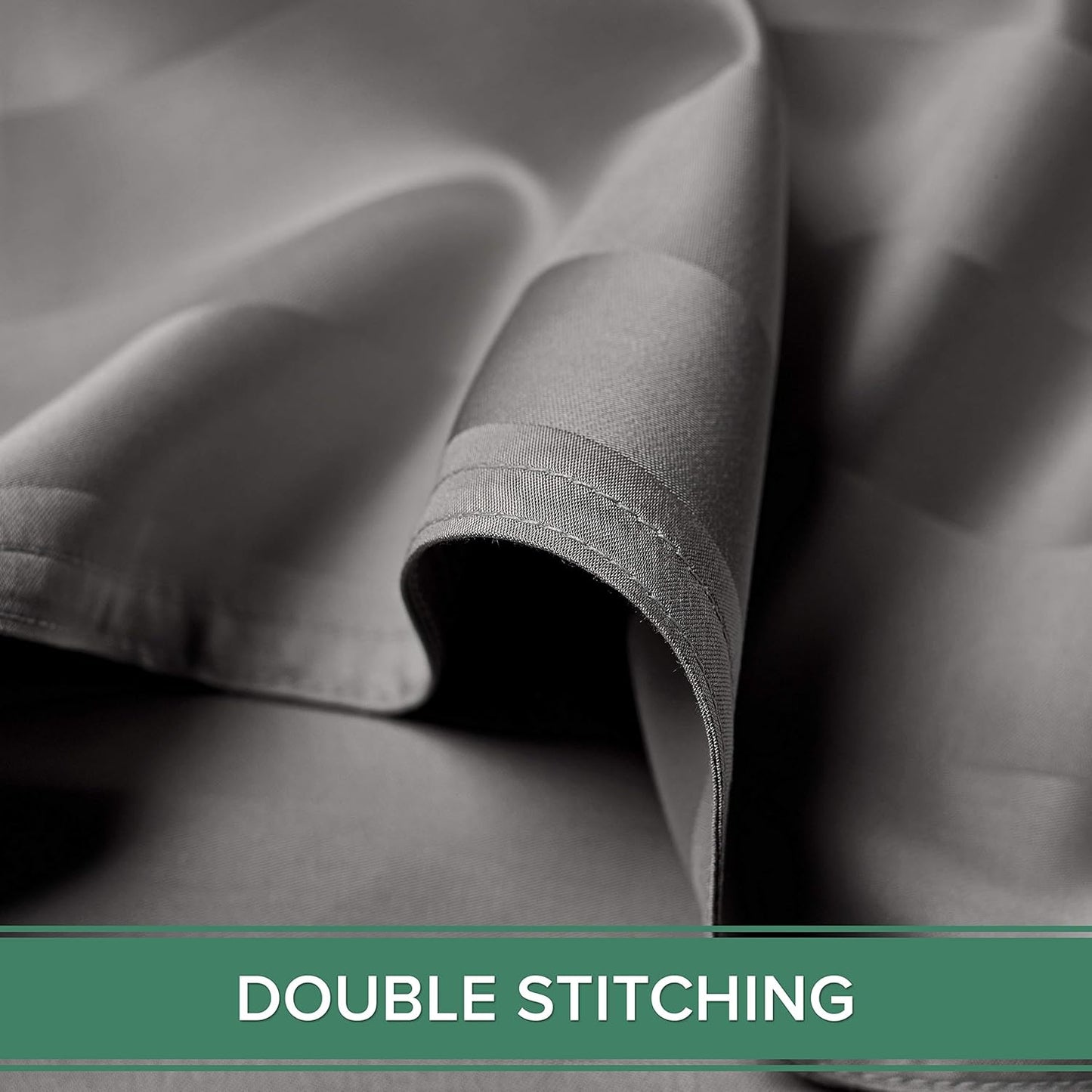 California King Sheets by Pure Bamboo, Genuine 100% Organic Viscose Derived from Bamboo Bed Sheet Set, Soft & Cooling, Double Stitching, Lifetime Quality Promise (California King, Jacquard Stone)