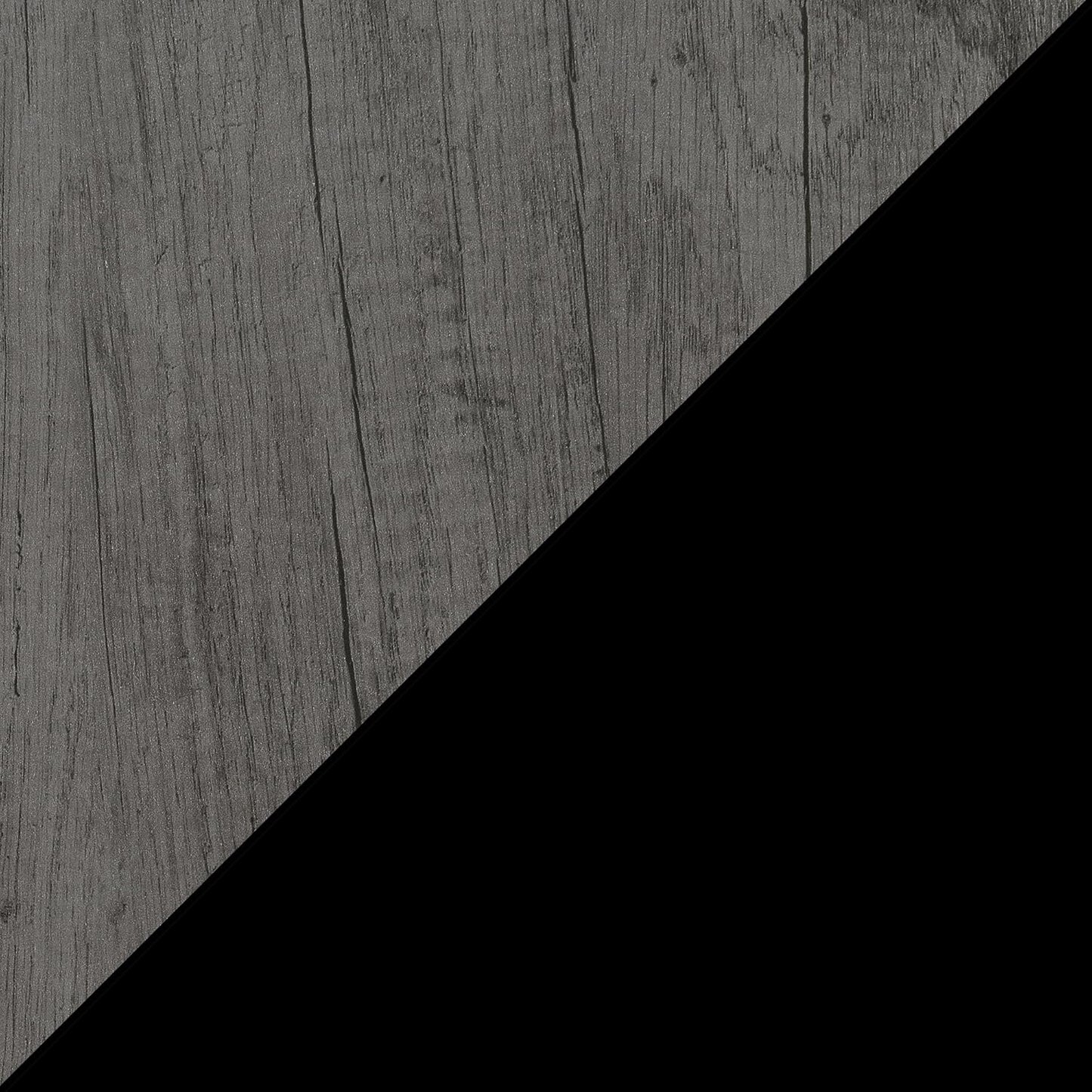 Convenience Concepts Desigsn2Go Office Workstation Desk 36" - Modern, Contemporary Writing Accent with Storage Shelves for Dorm Room & Home Study, Charcoal Gray