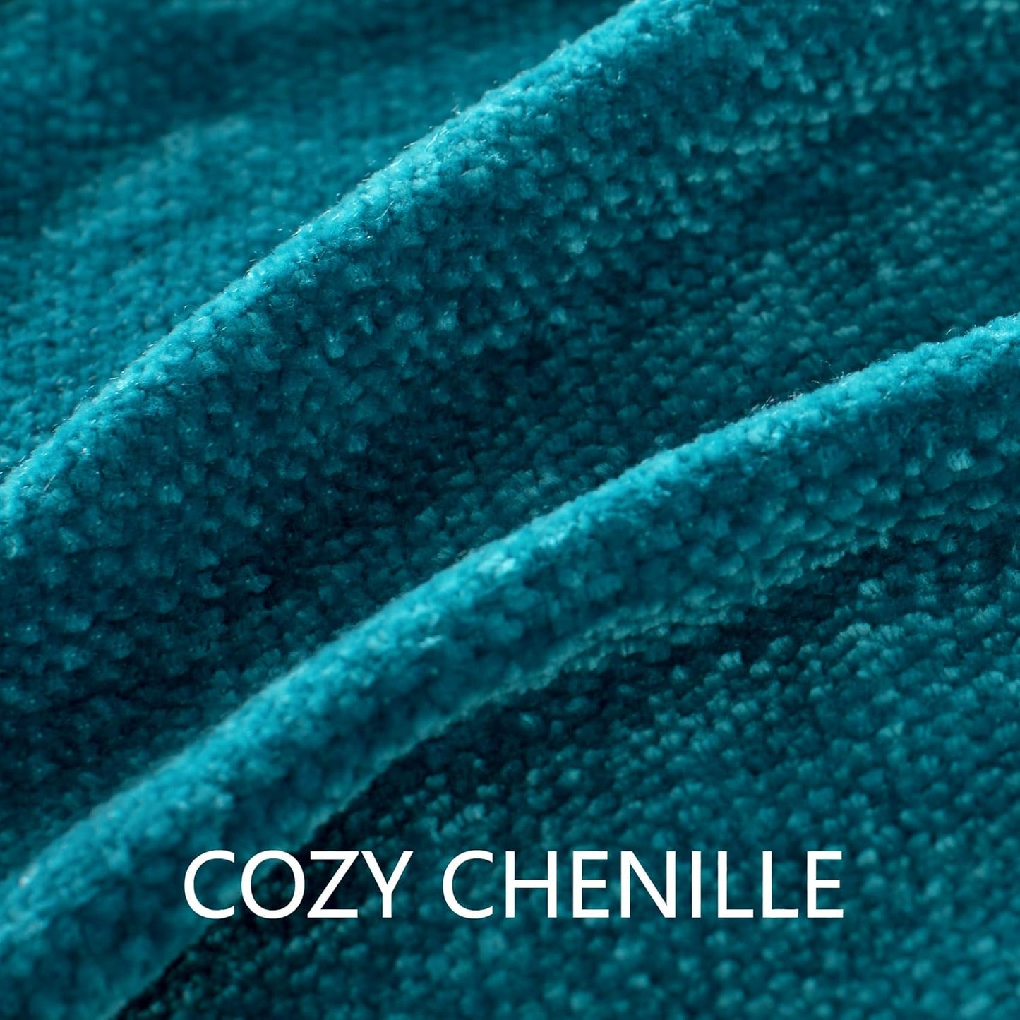 Chenille Throw Blanket for Couch 60"X 80" Twin, Soft Cozy Throws with Fringe Tassel for Bed Sofa Chair Cover, Lightweight Knitted Decorative Boho Blankets for Living Room, Teal