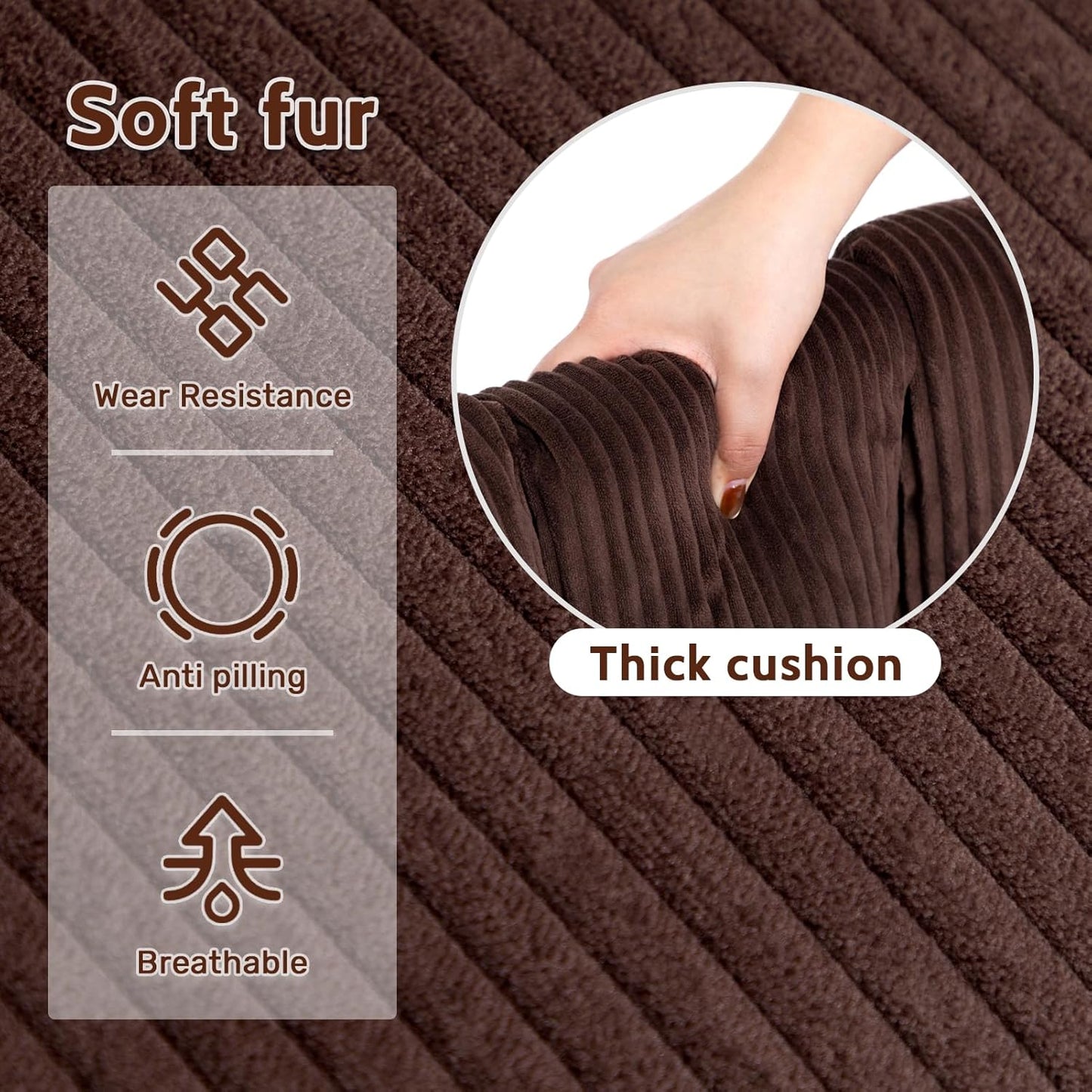 HollyHOME Modern Velvet Accent Chair, Upholstered Comfy Reading Chair, Fabric Large Lazy Arm Chair with Soft Cushion, Metal Frame Lounge Sofa Chair for Living Room, Bedroom, Balcony, Coffee