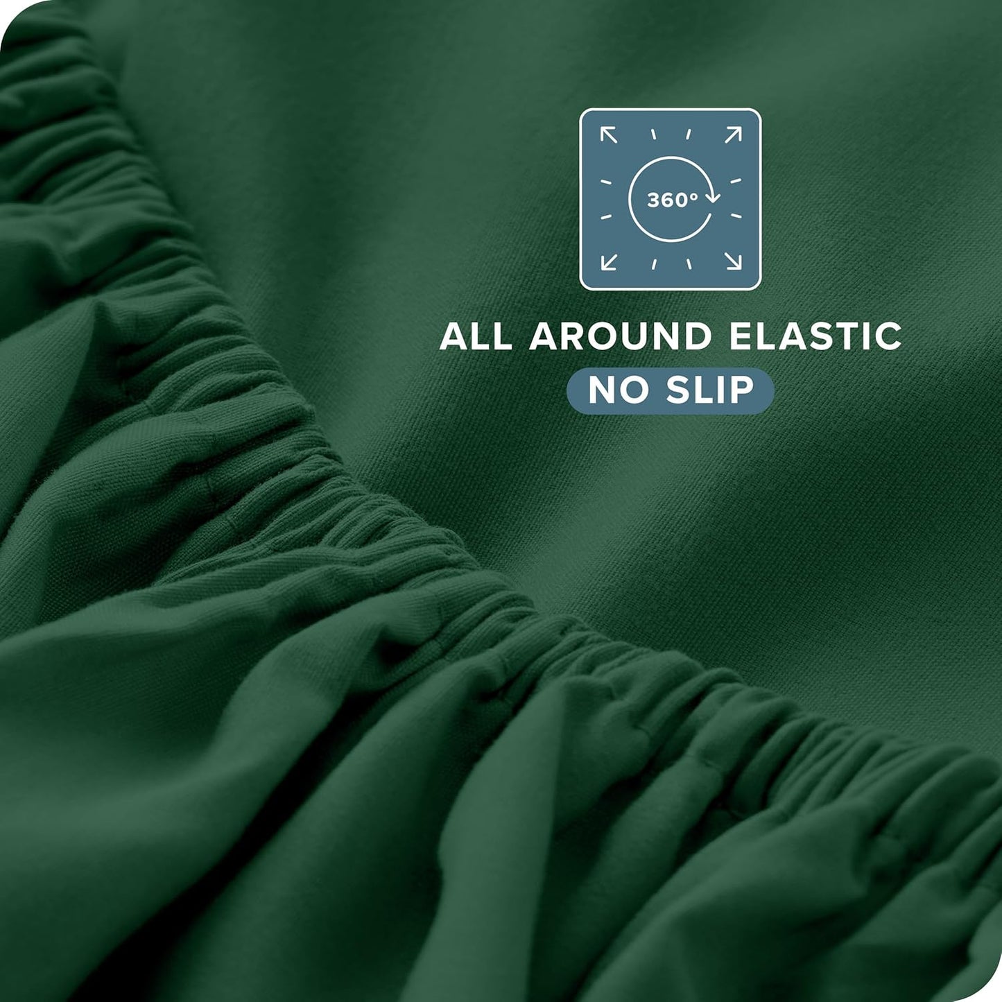 Bare Home Full XL Sheet Set - Luxury 1800 Ultra-Soft Microfiber Full Extra Long Sheets - Double Brushed - Deep Pockets - Easy Fit - 4 Piece Set - Bedding Sheets & Pillowcases (Full XL, Forest Green)