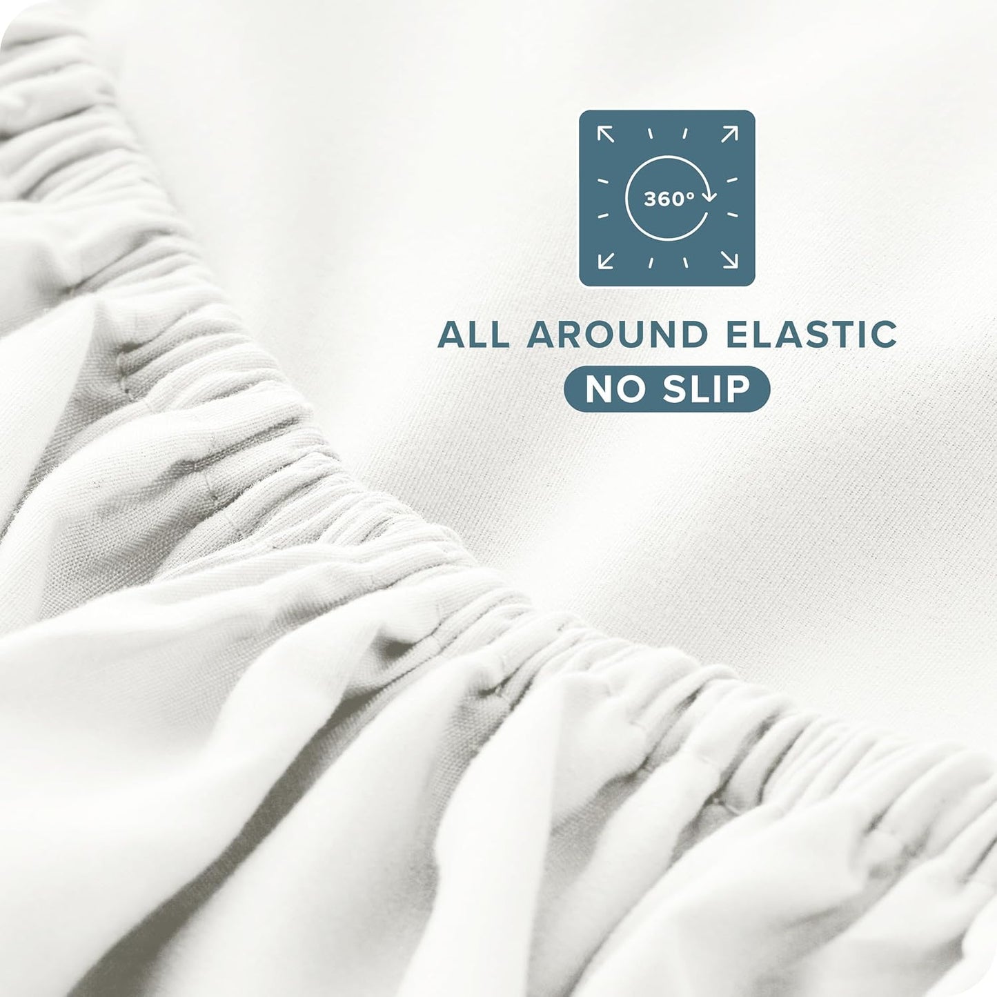 Bare Home California King Sheet Set - 1800 Ultra-Soft Microfiber Cal King Bed Sheets - Double Brushed - Deep Pockets - Easy Fit - 4 Piece Set - Bed Sheets (California King, Cream)