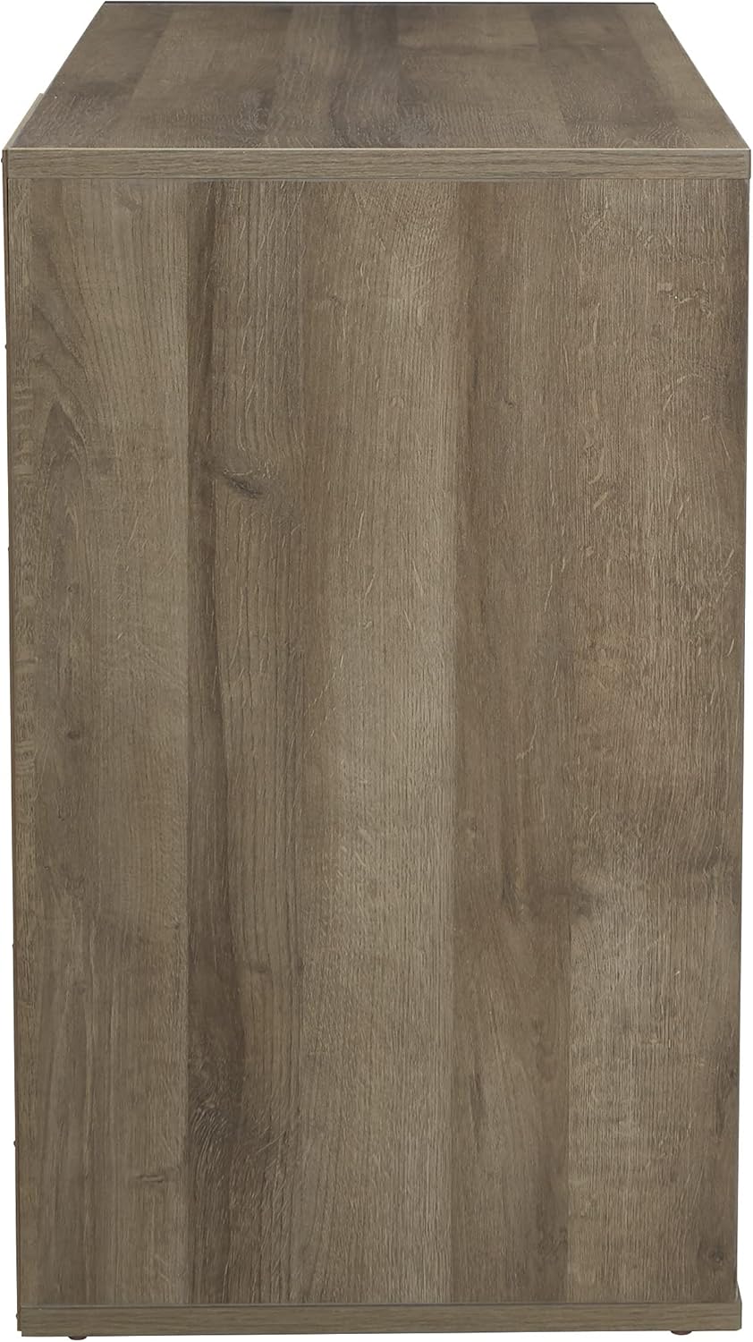 OSP Home Furnishings Ravel 40-Inch Wide Writing Desk, Grey Oak