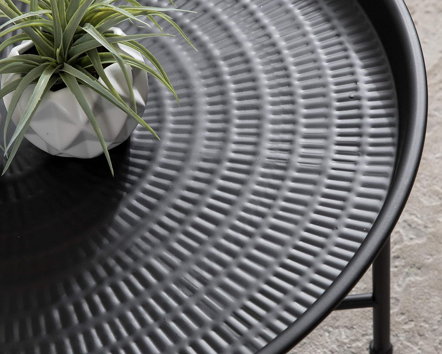 Kate and Laurel Mahdavi Modern Coffee Table, 26 x 26 x 16, Black, Unique Coffee Table with Sophisticated Design