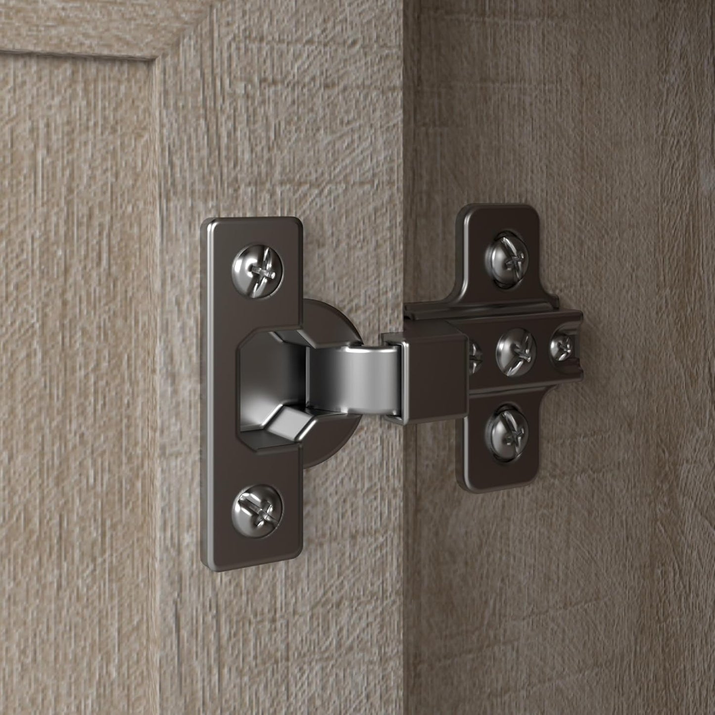 Bush Furniture Key West Tall TV Stand for 65 Inch TV in Washed Gray, Farmhouse Entertainment Center with Storage