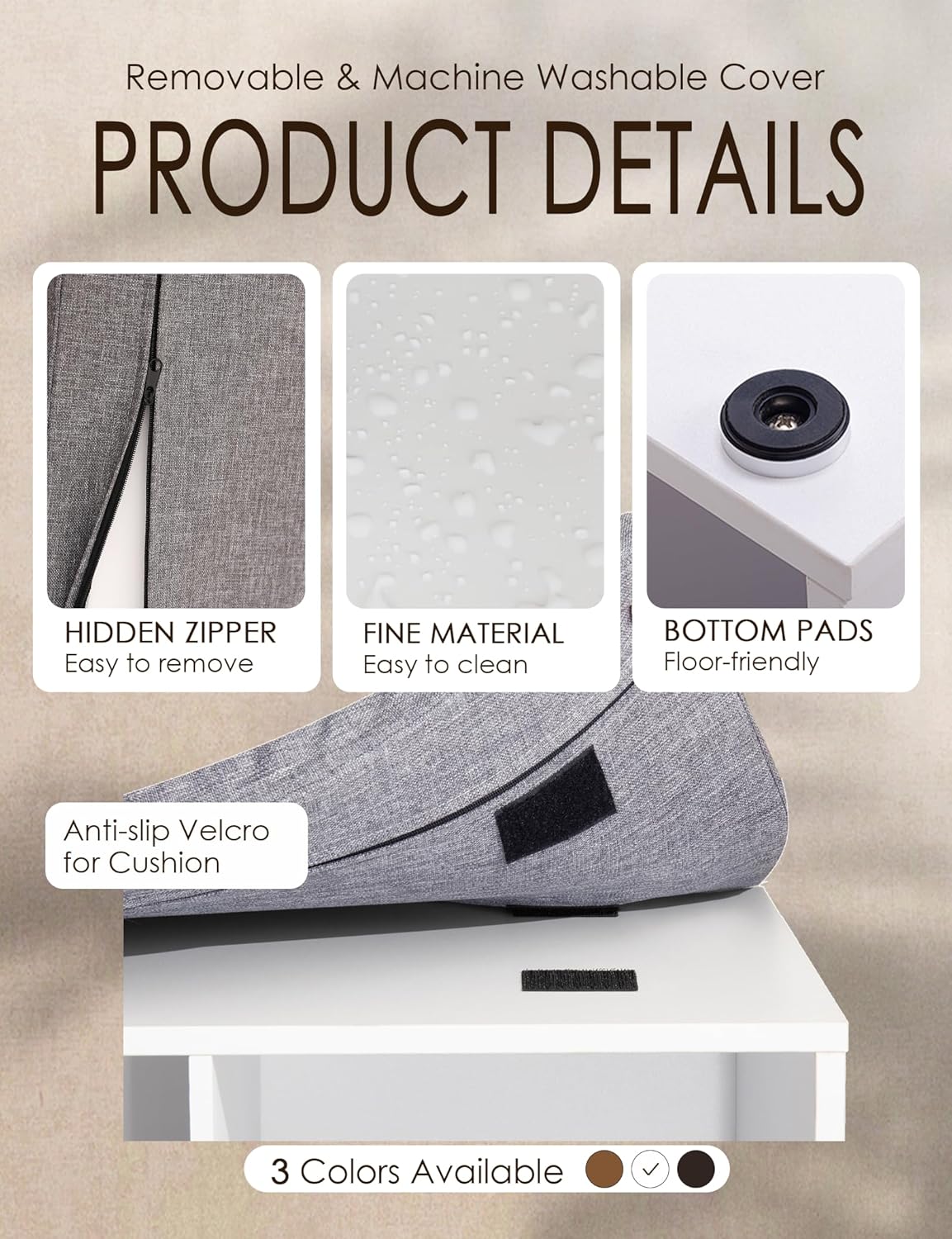 DINZI LVJ Shoe Bench, Entryway Storage Bench with Drawer and 14 Cubbies, Long Cubby Shoe Rack with Adjustable Shelves, Organizer for Living Room, Bedroom, Mudroom, Garage, White