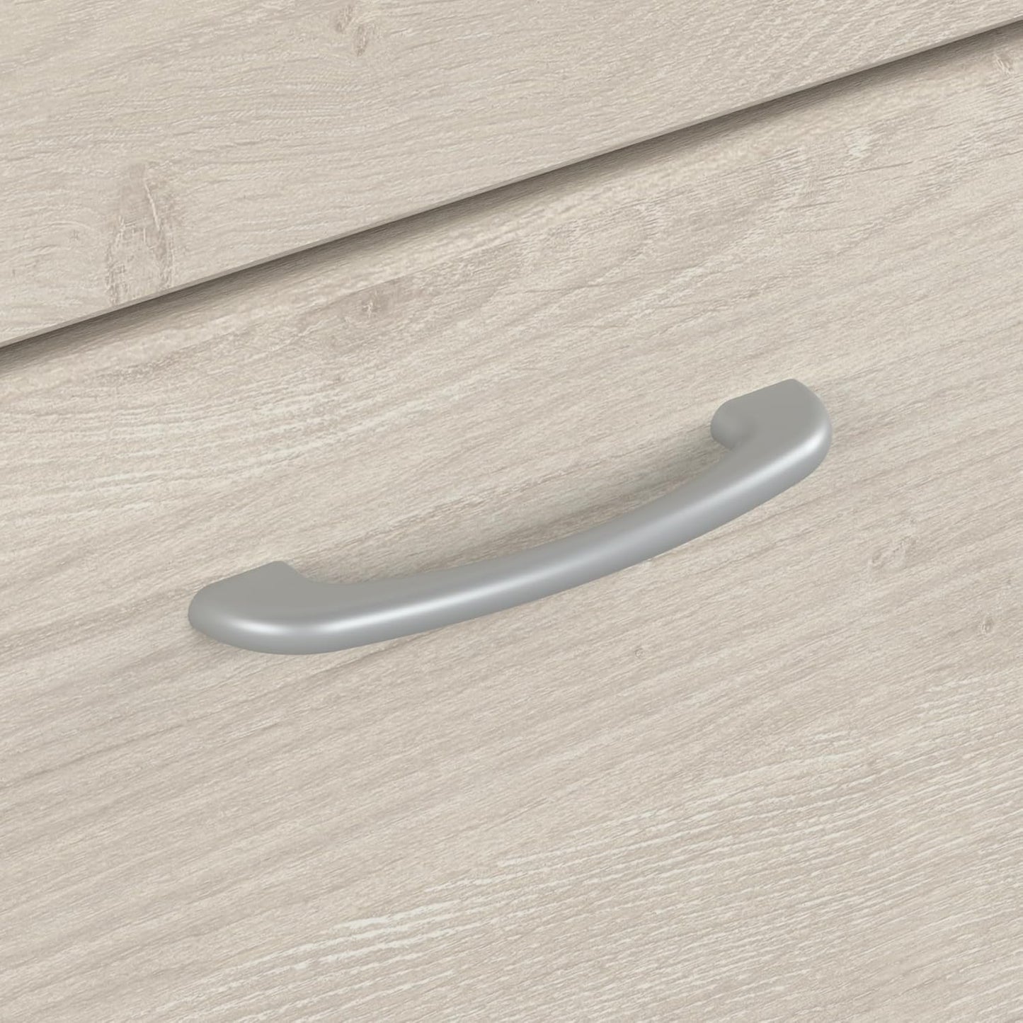 Bush Furniture Cabot 2 Drawer Lateral File Cabinet in Linen White Oak, Home Office Chest for Letter, Legal, and A4-size Document Storage