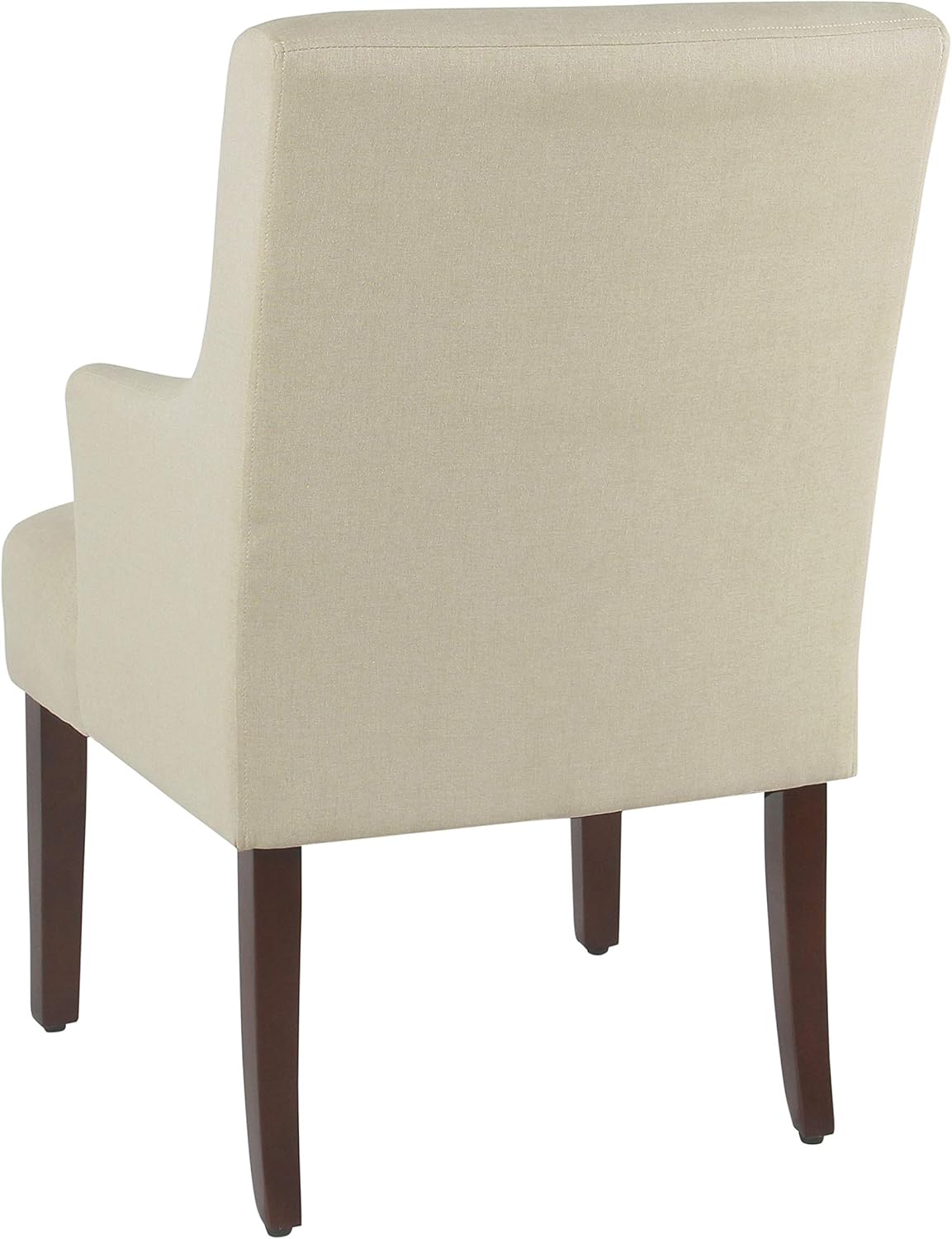 HomePop Home Decor | Upholstered Anywhere Dining Chair | Accent Chairs for Living Room & Bedroom | Decorative Home Furniture (Cream)