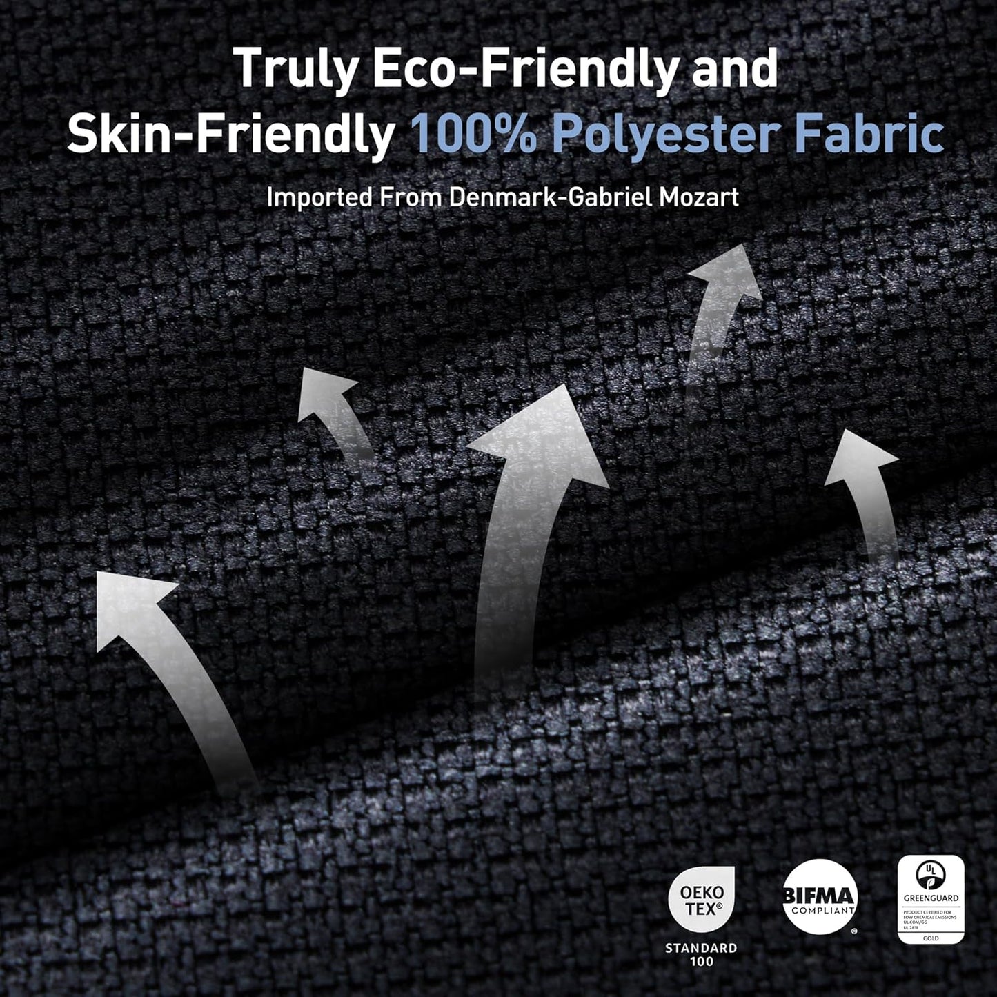 COLAMY Ergonomic Mesh Office Chair, Computer Executive Desk Chair, Ergonomic Office Chair Lumbar Support with Flexible Backrest, Slide Seat, Darkblue