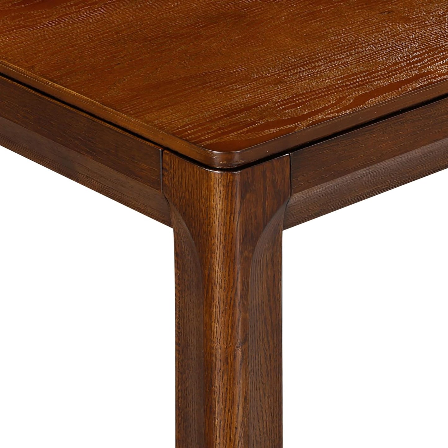 NTC Flow Modern Wooden Rectangle Console Table with Hidden Drawer – Waterproof & Heat Resistant, Dark Walnut