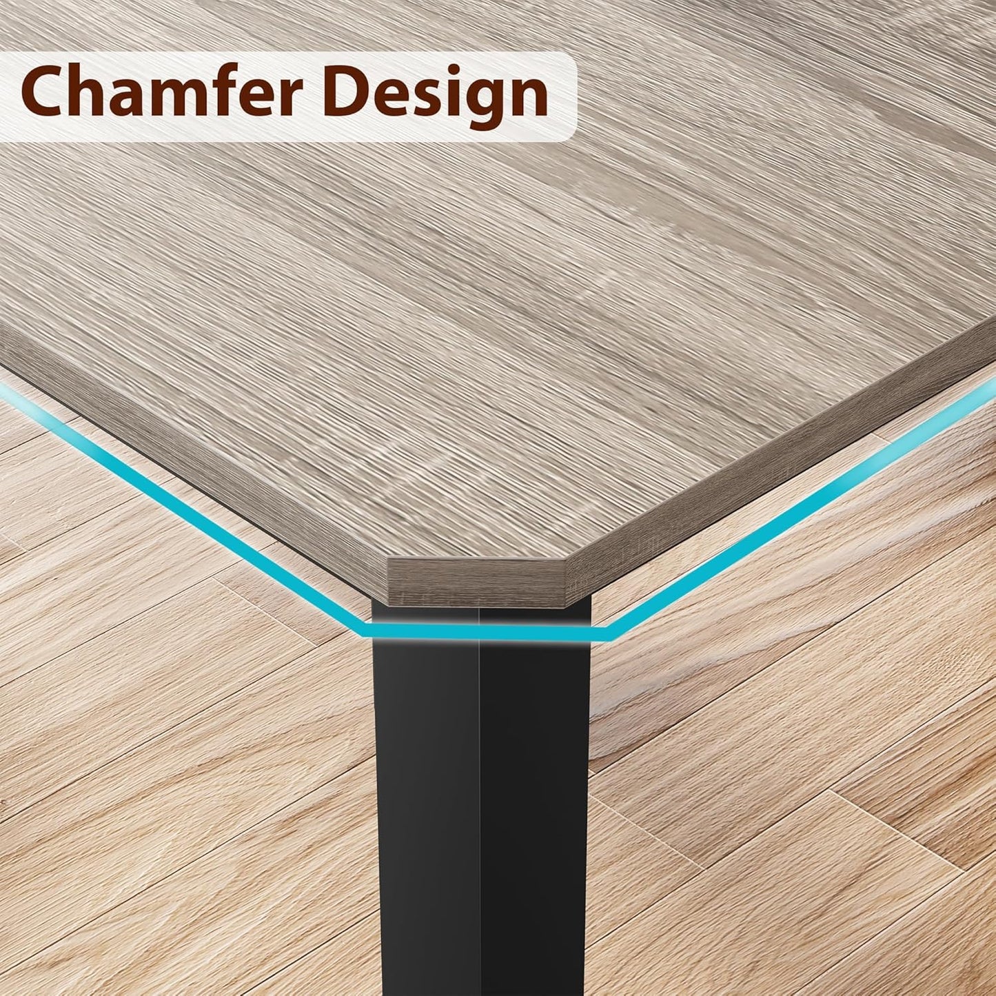 78.7 Inch Long Computer Desk, Large Industrial Office 2 Person Desk Workstation, Study Writing Wide Table,Modern Style Laptop Desk Tables for Home Office Bedrooms