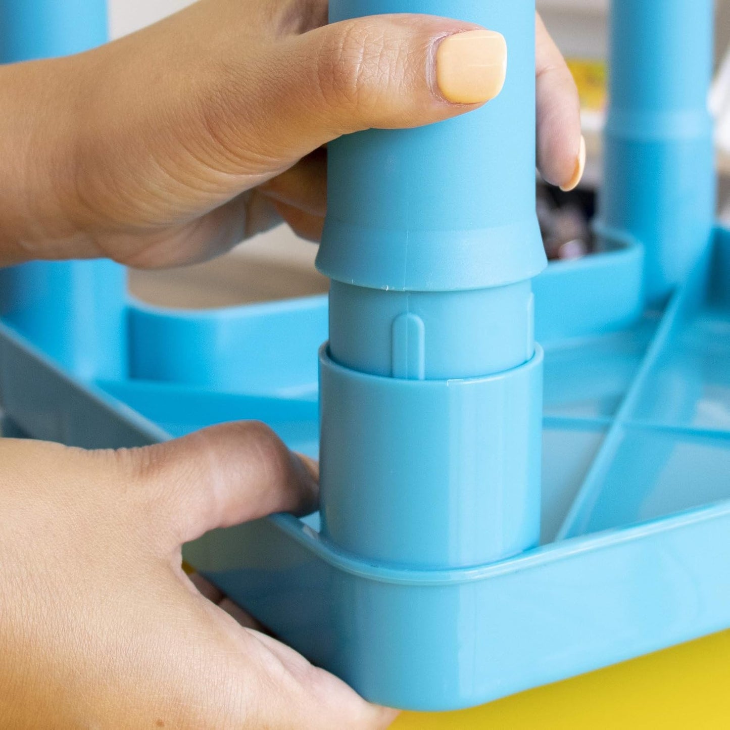 Humble Crew Kids Table and 4 Chair Set, Yellow Table with Chairs - Sturdy Toddler Activity Table for Playtime, Arts, Crafts, Reading, and More - 5-Piece Children’s Furniture for Daycare Playroom