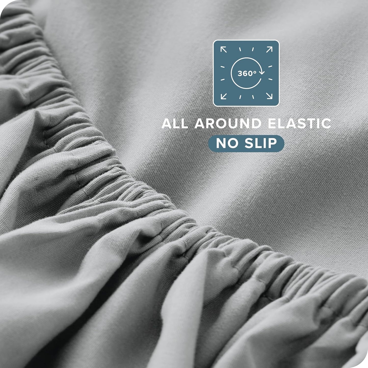 Bare Home Twin XL Sheet Set - 1800 Ultra-Soft Microfiber - Double Brushed - Deep Pockets - Easy Fit - 3 Piece Set - Bed Sheets (Twin XL, French Grey)