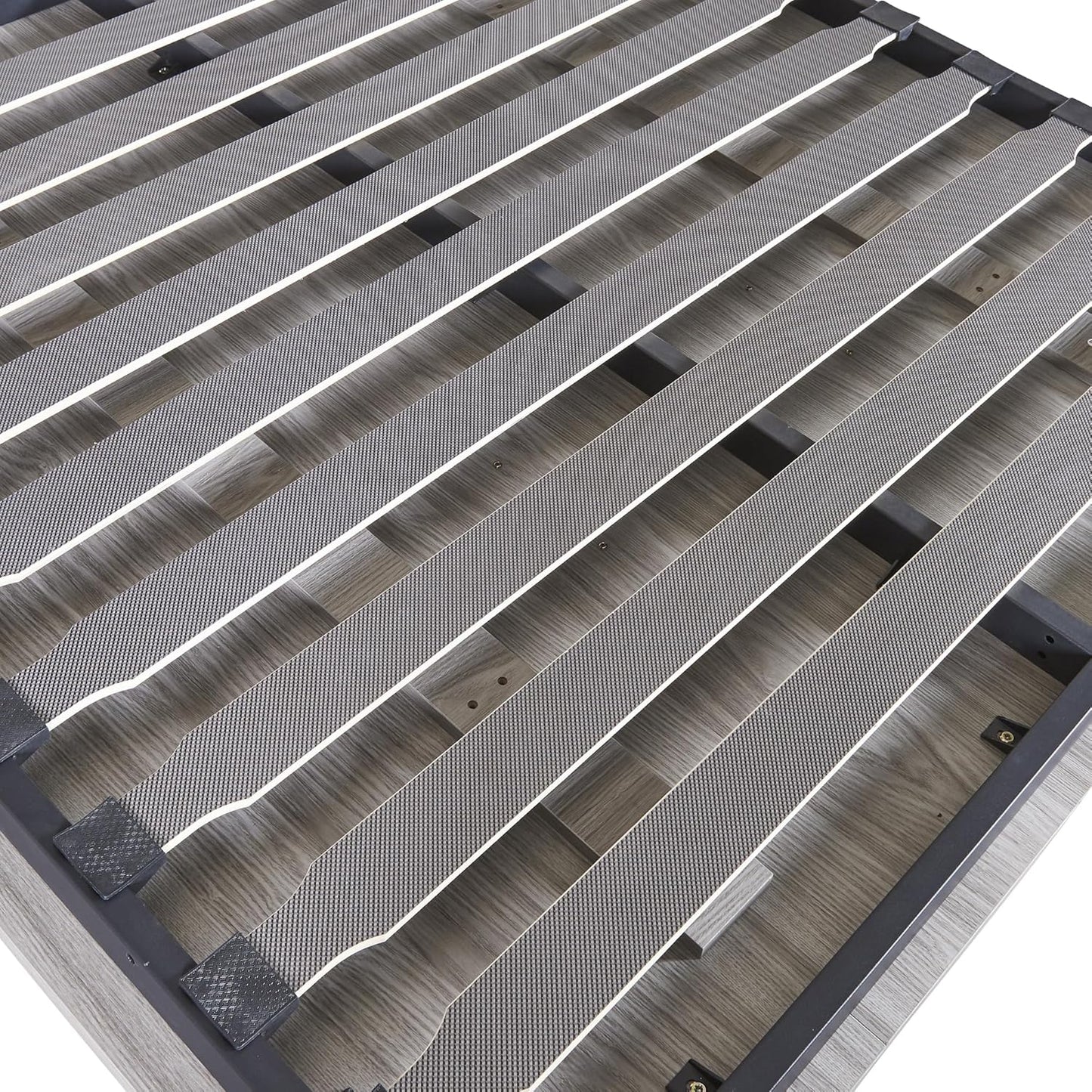 Full Size Murphy Bed with Storage Shelves and Drawers,Easy Fold Wood Wall Bed, Space-Saving Murphy Bed Cabinet for Guest Room Home Office,Gray