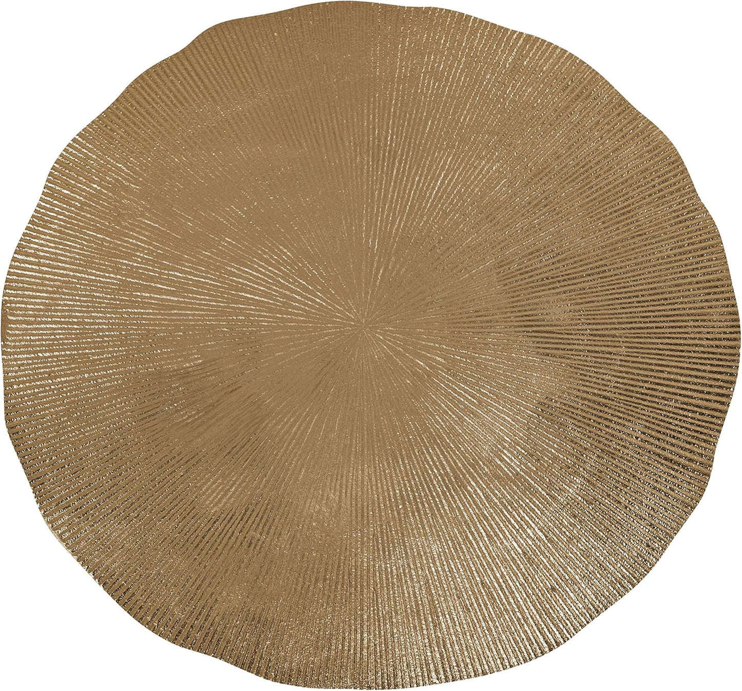 Kate and Laurel Sancia Modern Side Table, 15 x 15 x 20, Gold, Sand Casted Iron Table for Display and Storage