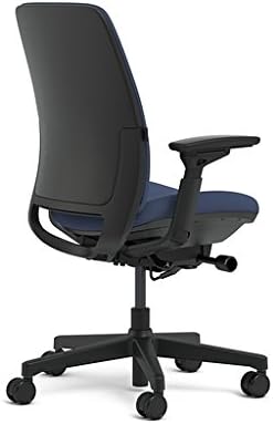Steelcase Amia Office Chair - Most Comfortable Sit - 4 Points of Adjustability - Ergonomic Desk Chair - Upper Back Support - Adjustable Lumbar Support - Blue Fabric