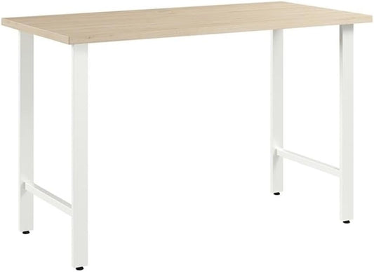 Bush Business Furniture Hustle 48W x 24D Computer Desk with Metal Legs in Natural Elm, Modular Office Table for Home and Professional Workspace