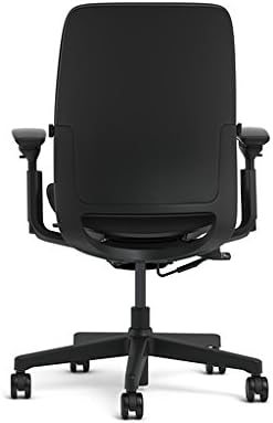 Steelcase Amia Office Chair - Most Comfortable Sit - 4 Points of Adjustability - Ergonomic Desk Chair - Upper Back Support - Adjustable Lumbar Support - Black Fabric