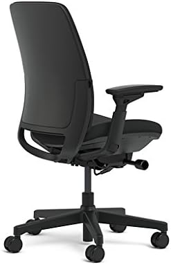 Steelcase Amia Office Chair - Most Comfortable Sit - 4 Points of Adjustability - Ergonomic Desk Chair - Upper Back Support - Adjustable Lumbar Support - Black Fabric
