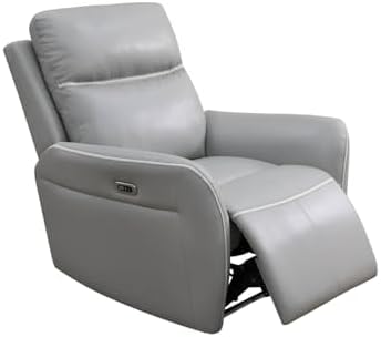 Oversized Power Recliner Chair, Multifunction Recliners Chair with Home Theater Seating, Oversized Single Electric Recliner Furniture for Living Room Apartment Home Theater, Light Gray