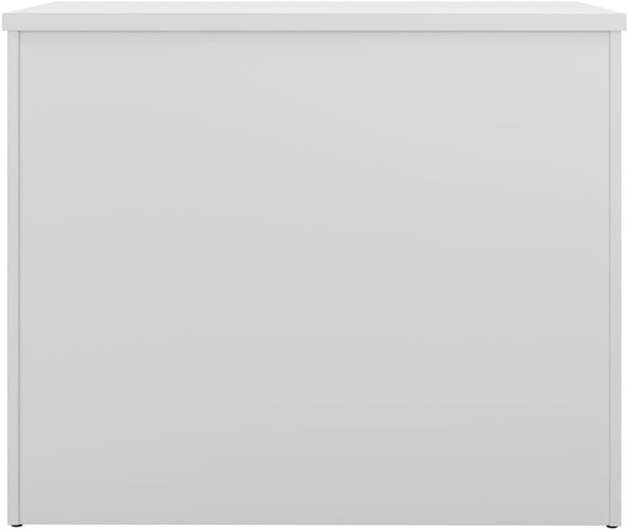 Bush Business Furniture Office in an Hour 2 Drawer Lateral File Cabinet in Pure White | Locking Storage for Letter, Legal, and A4-Size Documents