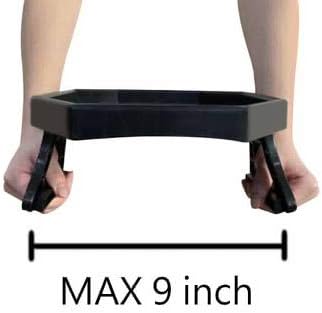 Sofa Armrest Clip Table – No-Slip Couch Tray for Drinks, Snacks, Remote – Adjustable Armchair Table for Living Room, Bedroom, Dorm – Fits Most Armrests (Black)