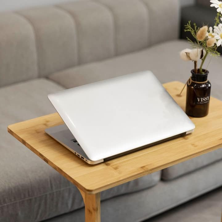 Forevich Tv Tray Table End Couch Table Snack Desk Sofa Side Table Office Furniture L Shape Natural