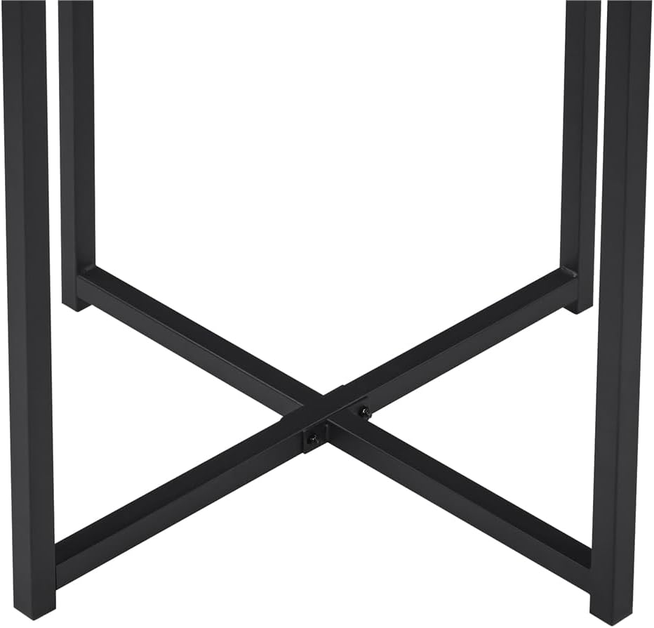 Yaheetech Industrial Dining Table Set for 4 Compact Kitchen Table and 4 Stools, Space-Saving Design for Apartment, Small Space, Breakfast Nook, Drift Brown