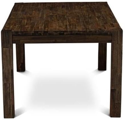 East West Furniture LM7-07-T Lismore Modern Dining Table - Rectangle Rustic Farmhouse Table, 40x72 Inch, Jacobean