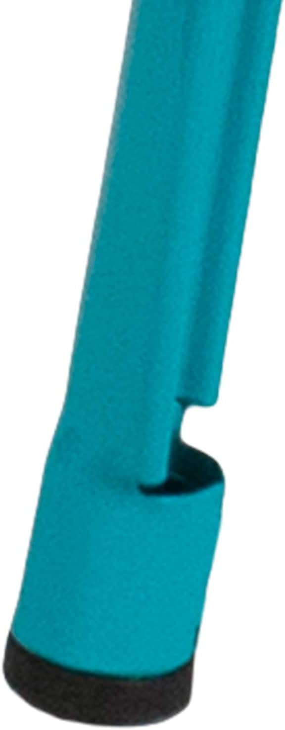 Flash Furniture Commercial Grade 30" High Backless Crystal Teal-Blue Indoor-Outdoor Barstool