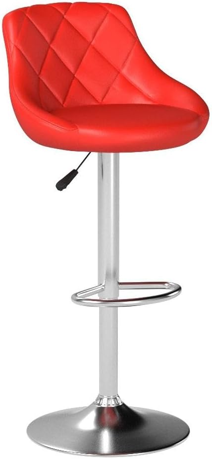 Bar Stools Barstools Swivel Stool Set of 2 Height Adjustable Bar Chairs with Back PU Leather Swivel Bar Stool Kitchen Counter Stools Dining Chairs