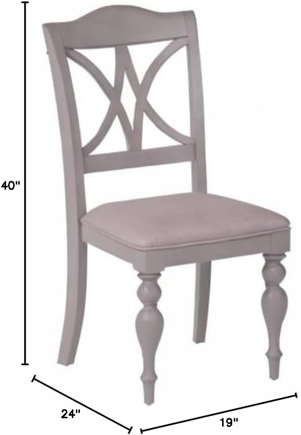 LIBERTY FURNITURE INDUSTRIES, INC. Summer House Slat Back Side Chair (RTA)-Set of 2