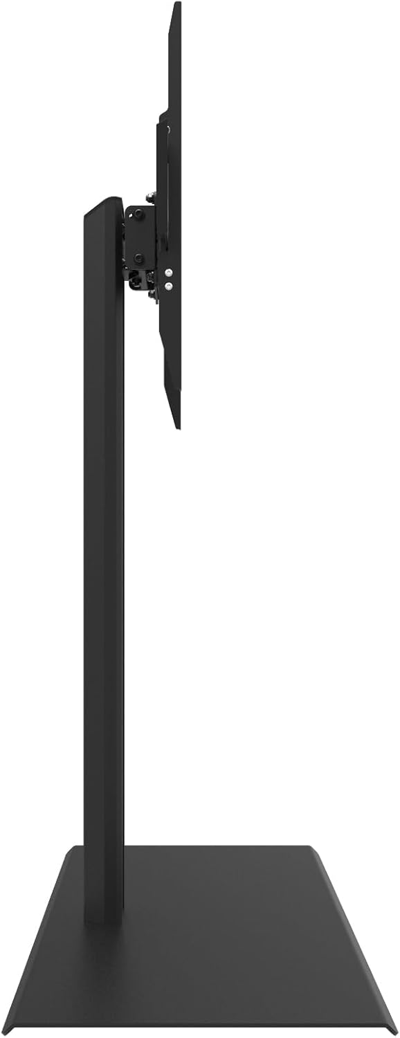 Kanto TTS140 Tabletop TV Stand for 40" to 90" TVs | Supports up to 125 lb | Height Adjustable | Swivels up to 32° | Tilts -5° | Black