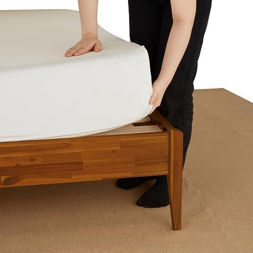 Dinkee Basic Bed Frame Without headboard - Caramel -Twin