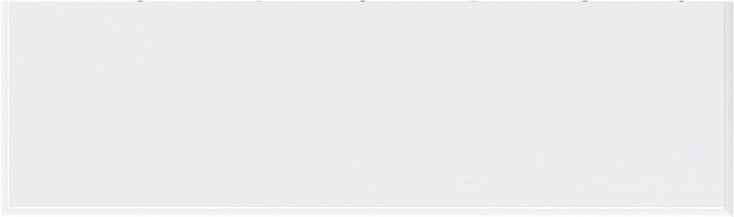 SIMPLIHOME Connaught 51-inch Wide Solid Wood Storage Cabinet in White for The Entryway, Mudroom, 3 Drawers and Adjustable Shelves, Traditional Style, Space-Saving Design