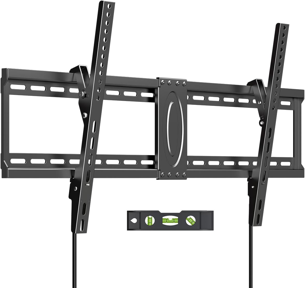 Suptek Tilt TV Wall Mount Bracket for Most 42-90 inch TV, Universal Mount with Max 800x400mm VESA and 154lbs Loading Capacity, Fits Studs 16” 18“ 24" Apart, Low Profile with Bubble Level (MT5084)