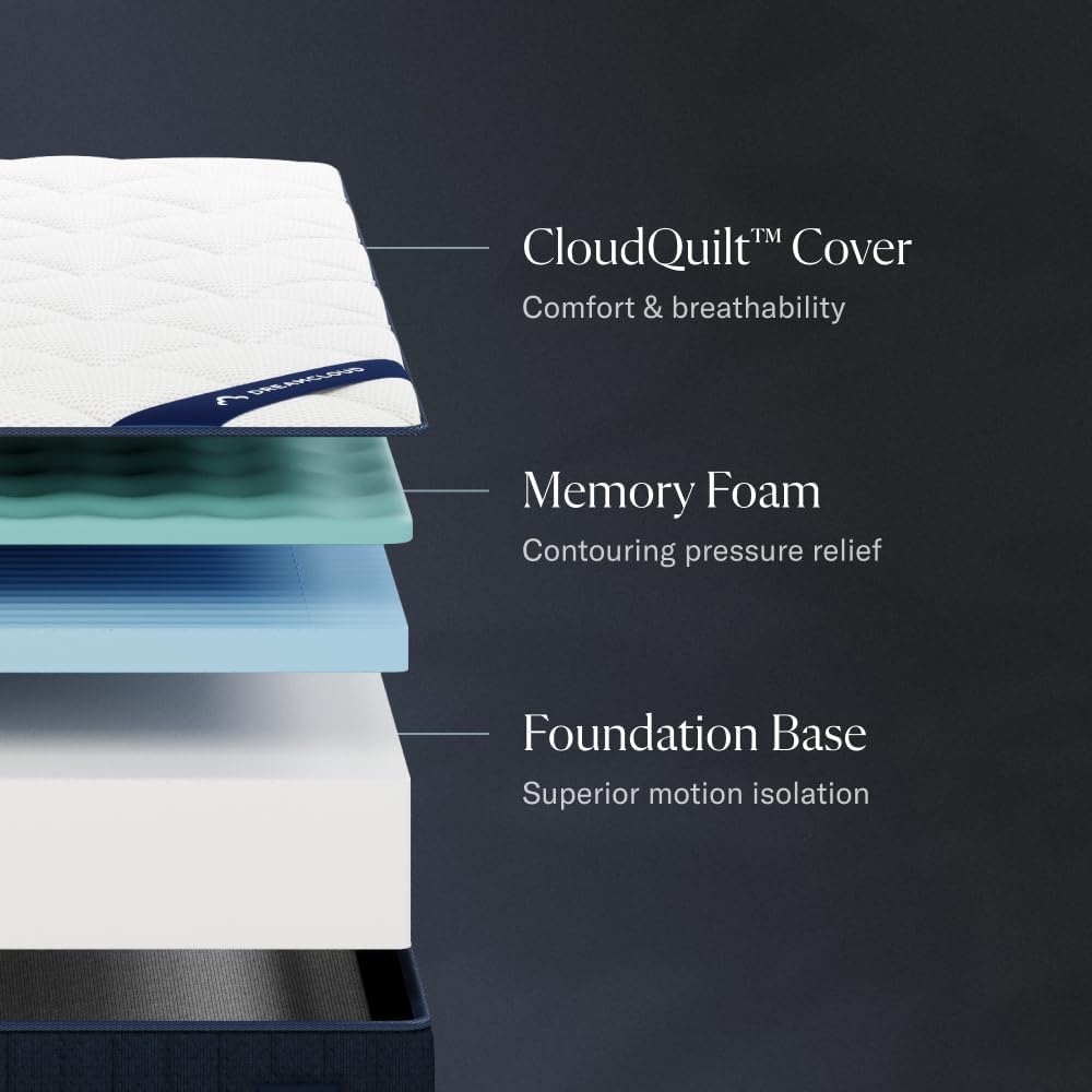 Classic 12" King Mattress - Memory Foam (New Version) - 365 Night Trial - Fiberglass Free - Forever Warranty - Mattress in a Box - CertiPUR-US® Certified