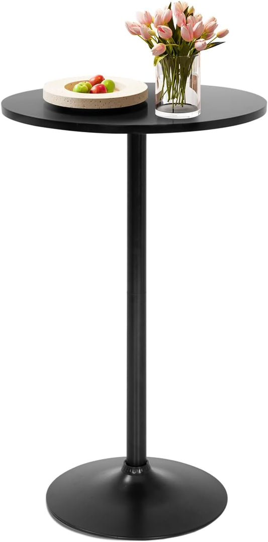 FDW Pub Table 40 Inch Height Cocktail Table Round Bistro Bar Table for Home and Kitchen Dining