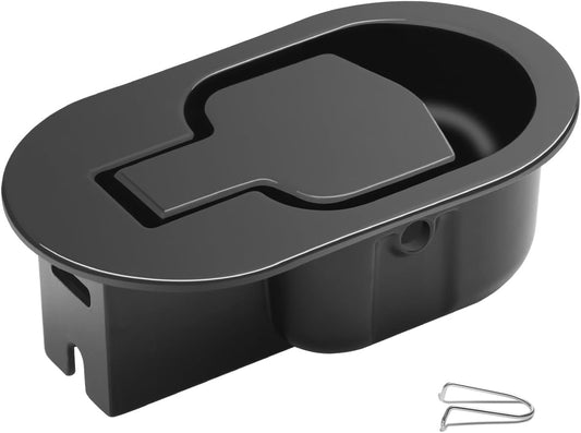 Universal Metal Sofa Chair Recliner Release Pull Handle Replacement Part, Fits Ashley Lazy Boy and Most Recliner Sofa Brand, Recliner Handle Size 4.3" x 2.6"