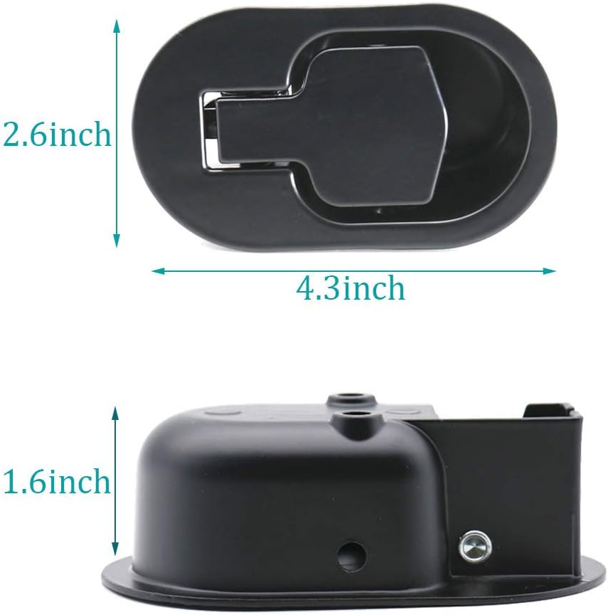 Universal Metal Sofa Chair Recliner Release Pull Handle Replacement Part, Fits Ashley Lazy Boy and Most Recliner Sofa Brand, Recliner Handle Size 4.3" x 2.6"