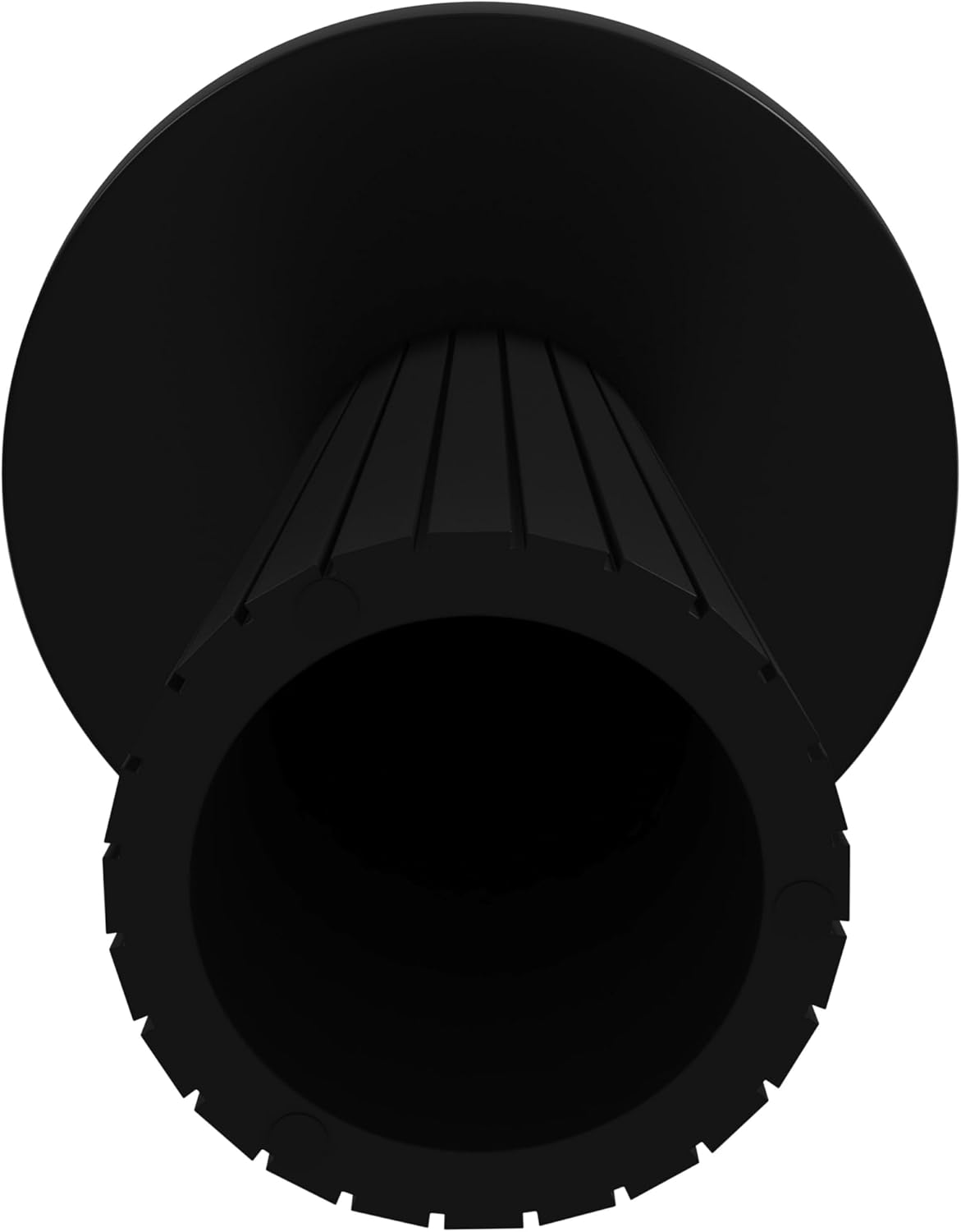 HomePop Black Mango Wood End/Side Round Table