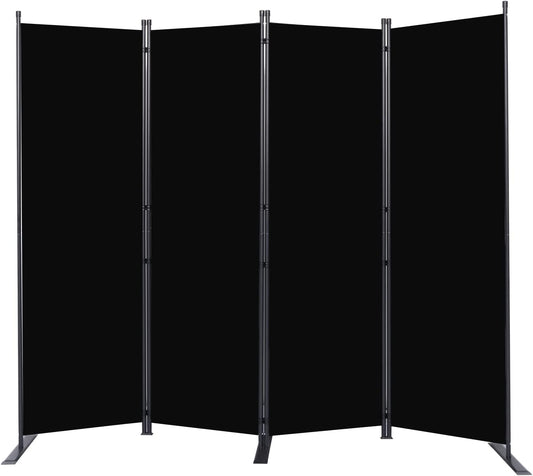Room Divider 6FT Portable Room Dividers and Folding Privacy Screens, 88'' W Fabric Divider for Room Separation, 4 Panel Partition Room Dividers Freestanding Wall Divider Screen for Dorm Studio Office
