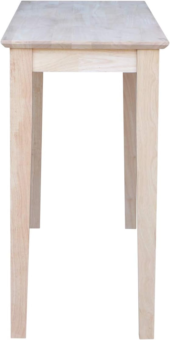 Solid Wood Extended Length Shaker Console Table - 48" Wide