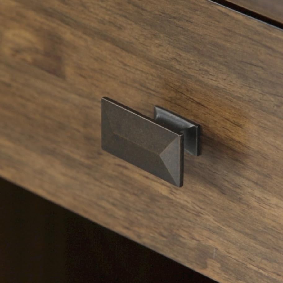 SIMPLIHOME Artisan SOLID WOOD 24 inch Wide Transitional Bedside Nightstand Table in Rustic Natural Aged Brown for the Living Room and Bedroom